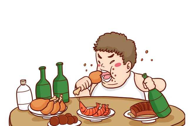 暴饮暴食小心发生急性胰腺炎！