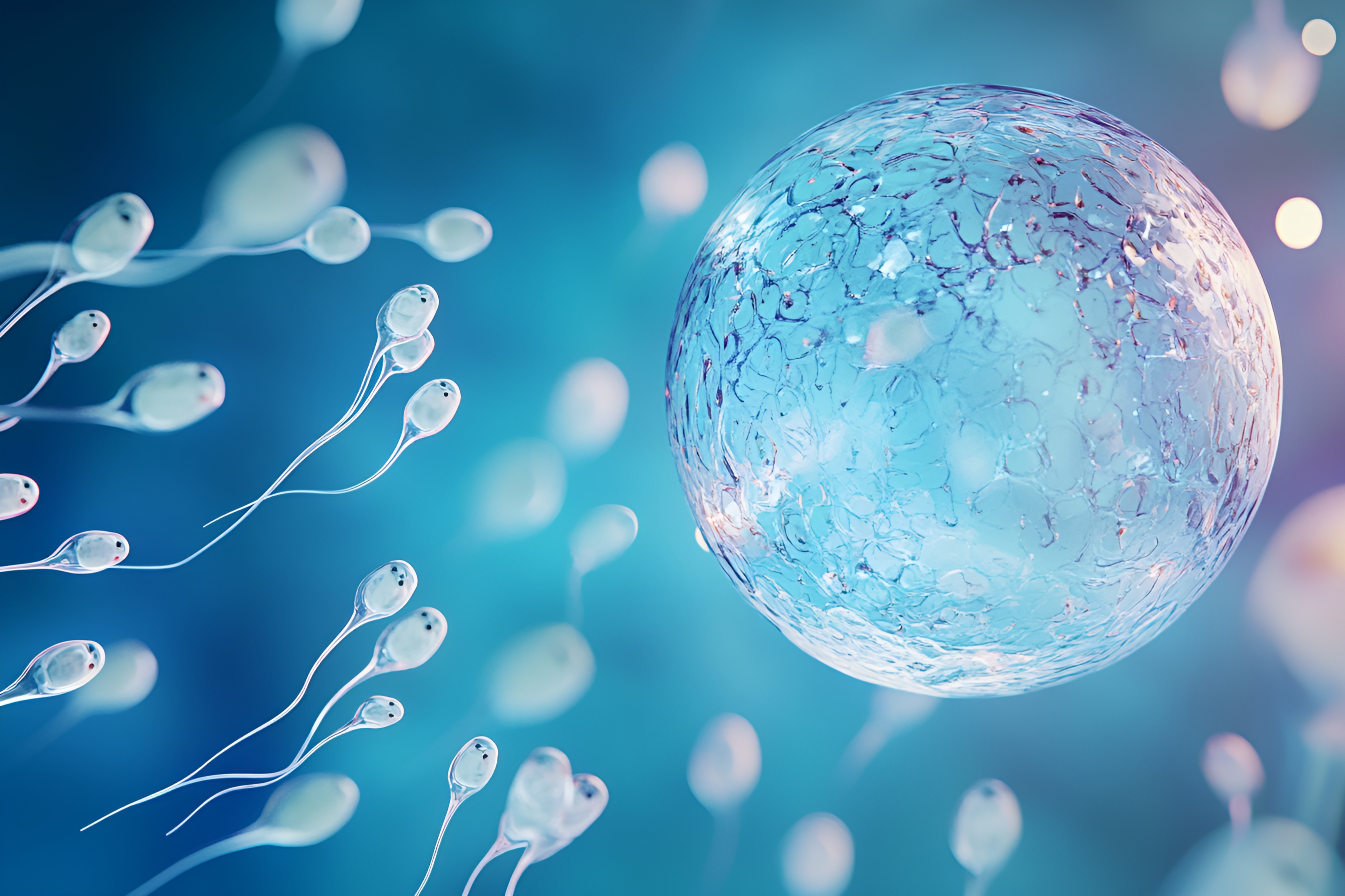 3D渲染渐变风精子细胞卵子结合生物科普插画（商业使用）.jpg